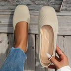 Damen Stylish und bequeme Ballerinas mit elastischem Obermaterial R&B