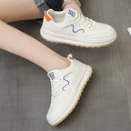 Damen Modische Lauf-Sneaker mit gepolsterter Sohle und sportlichem Design R&B