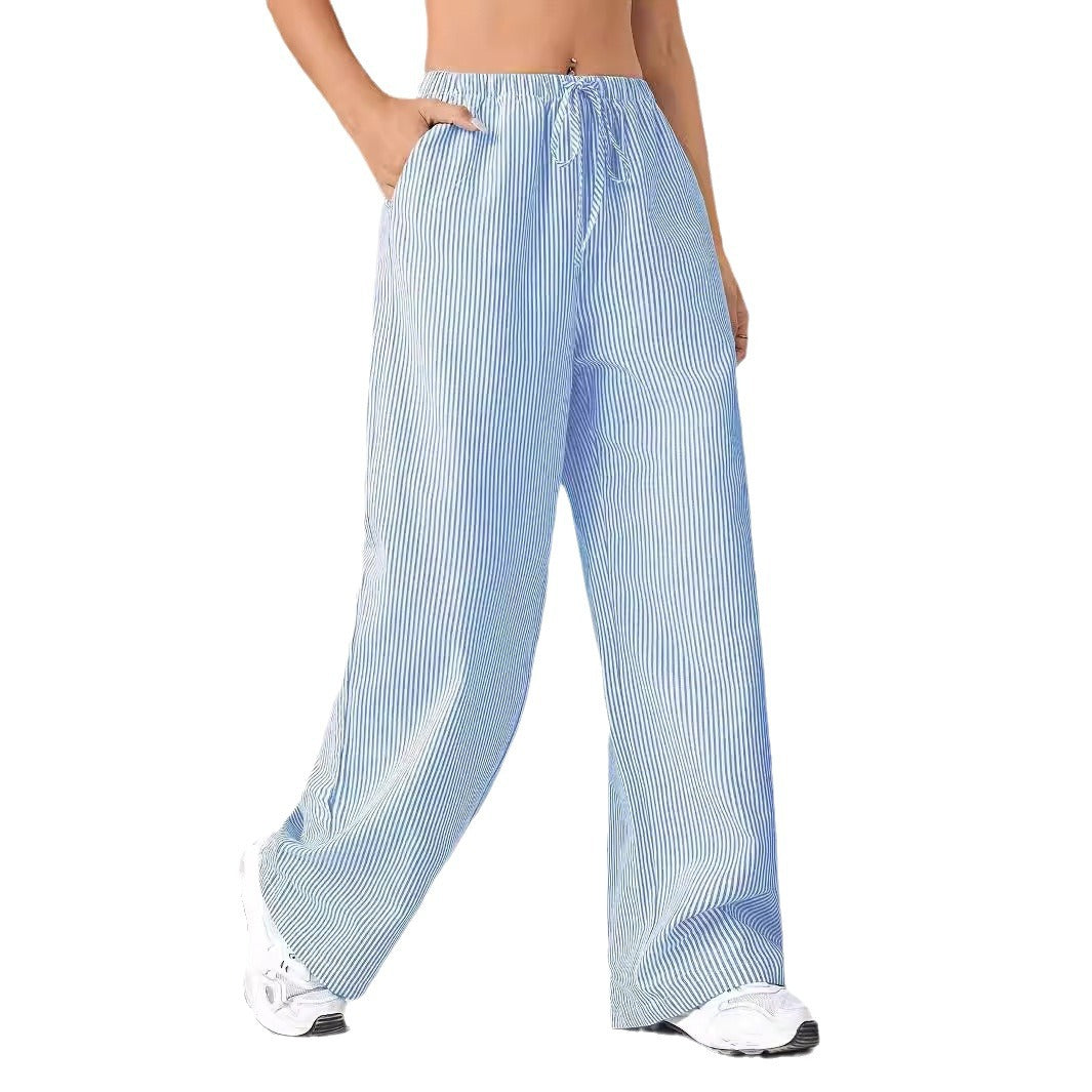 Damen weite Sommerhose mit seitlichen Taschen R&B