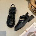 Damen Sandalen mit modernem Leisten und geschlossenen Riemen R&B