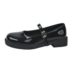 Damen elegante Mary Jane Ballerinas mit praktischen Schnallen und weich gepolsterter Innensohle R&B