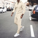 Herren sportliches Hoodie und Jogginghose Set mit atmungsaktiver Struktur R&B