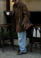 R&B | Wildleder Button-Up Jacke