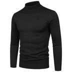 Herren Rollkragenpullover aus hochwertigem Strickmaterial mit feiner Textur R&B