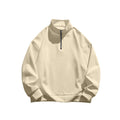 Herren Sportlicher Stehkragenpullover mit Reißverschluss R&B