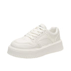 Damen sportliche Sneakers mit dicker, stoßdämpfender Sohle R&B