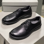 Damen Bequeme Schnürschuhe aus hochwertigem Kunstleder mit rutschfester Sohle