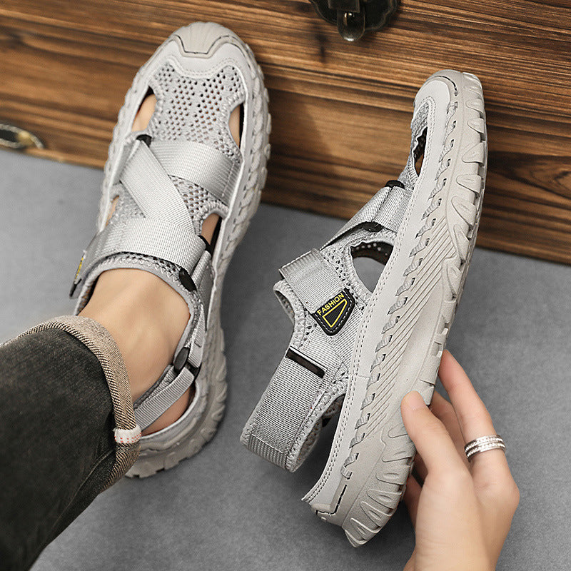 Damen Sportliche Aquasandalen mit verstellbaren Riemen und rutschfester Sohle R&B
