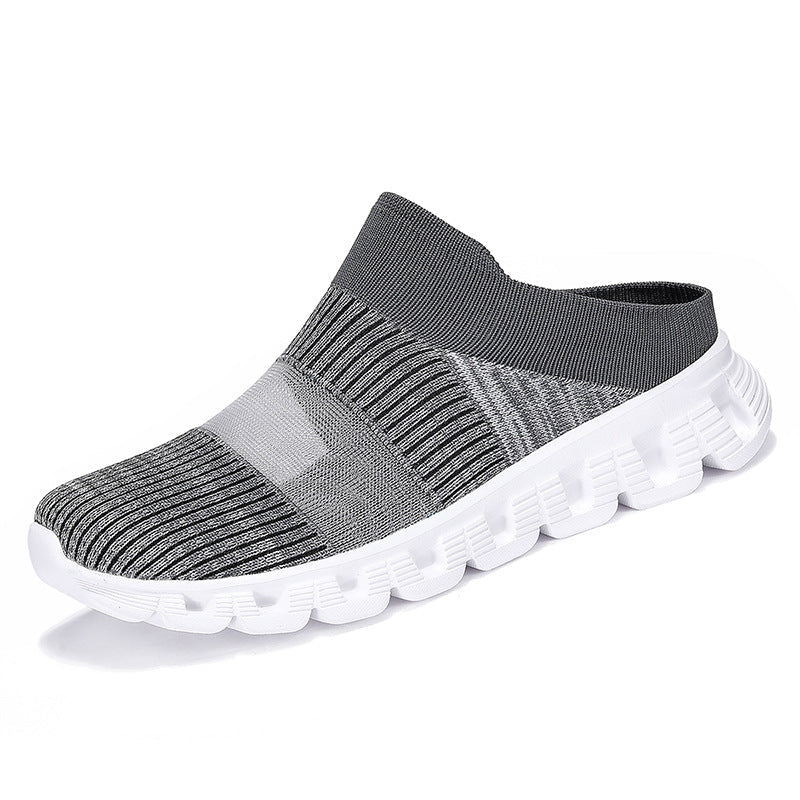 Damen Freizeitschuhe mit flexiblem Strick-Obermaterial und rutschfester Laufsohle