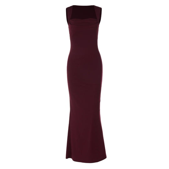 Damen Elegantes Etuikleid mit transparenten Einsätzen R&B
