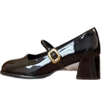 Damen elegante Schnür-Ballerinas mit glänzendem Riemchen R&B