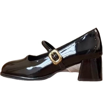Damen elegante Schnür-Ballerinas mit glänzendem Riemchen R&B