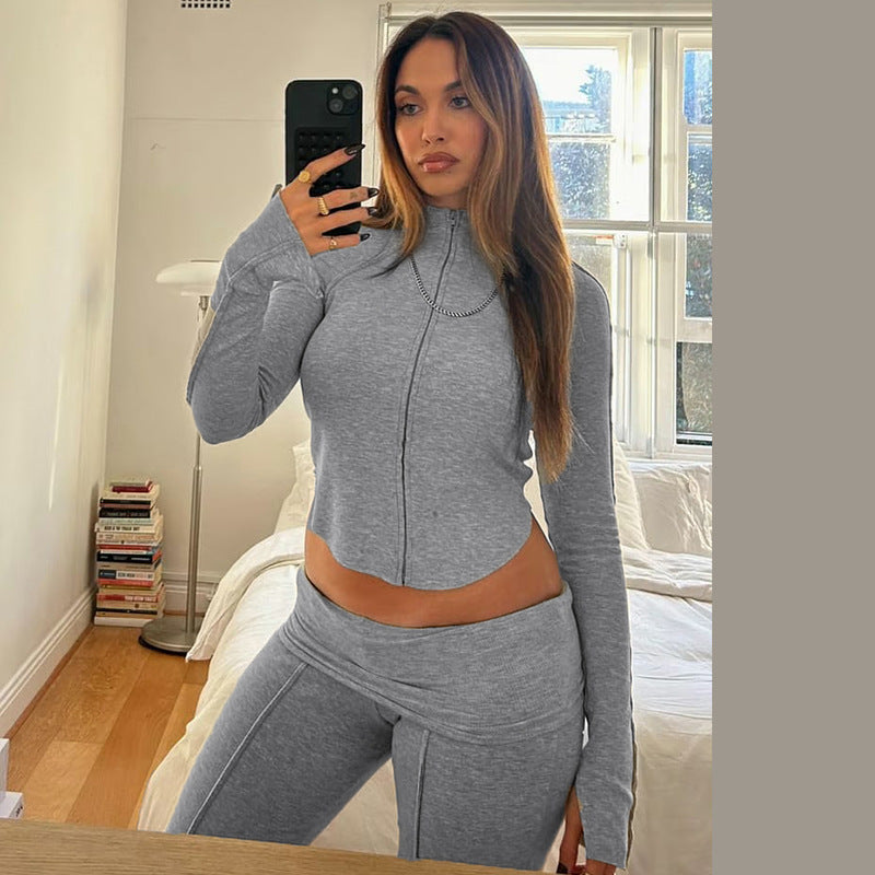 Damen Flared Yoga-Hose mit hohem Bund und atmungsaktivem Material R&B