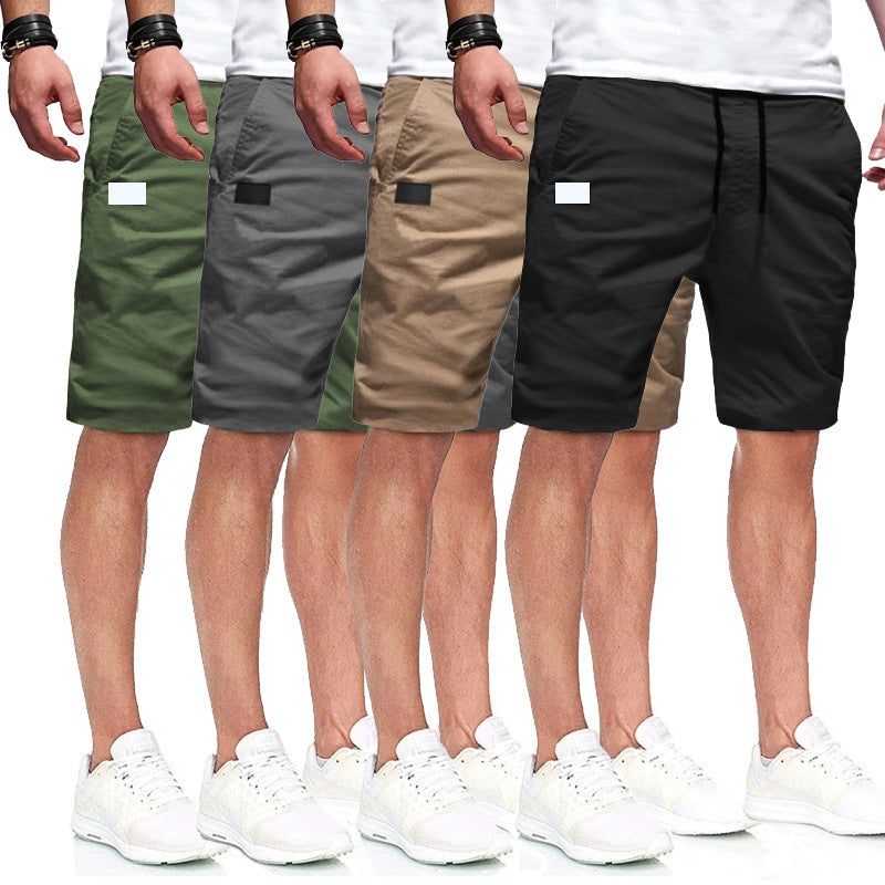 Herren sportliche Shorts mit seitlichen Taschen