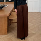 Damen Elegante weite Hose mit hohem Bund und komfortablem Schnitt R&B