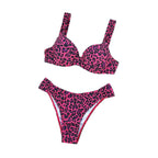 Damen Triangel-Bikini mit innovativem Tiermuster R&B