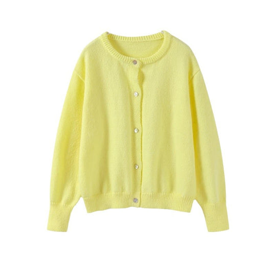 Damen kuscheliger Cardigan aus weichem Mohair R&B