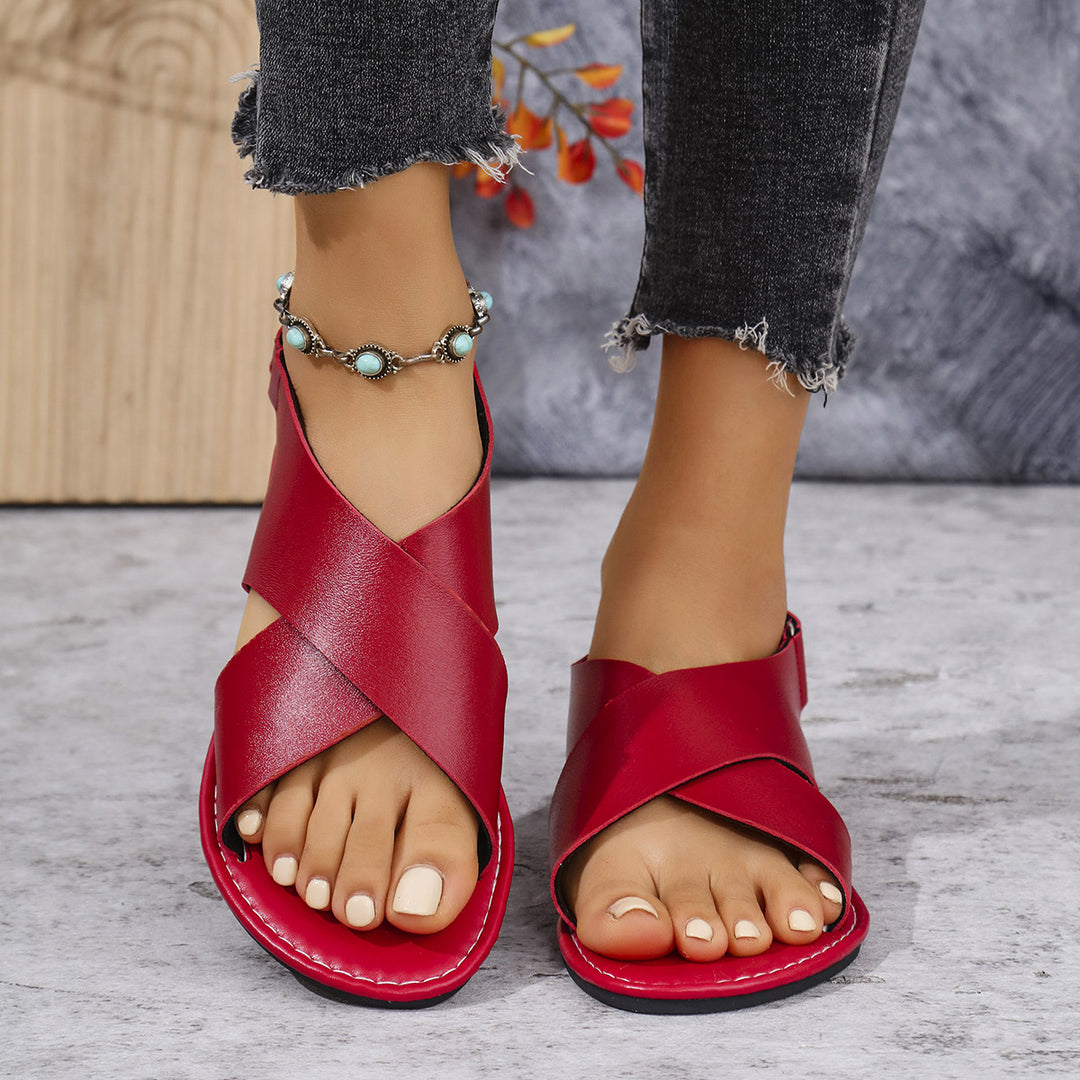 Damen Riemensandalen mit verstellbarem Riemendesign R&B