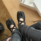 Damen Elegante Ballerinas mit modischem Riemchen und gepolstertem Fußbett R&B