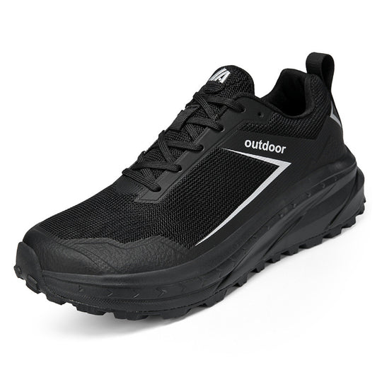Unisex nan robuster Geländelaufschuh mit stoßdämpfender Zwischensohle und griffiger Profilsohle R&B