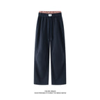 Herren weite Freizeithose aus atmungsaktivem Baumwollmix mit elastischem Bund und seitlichen Taschen R&B