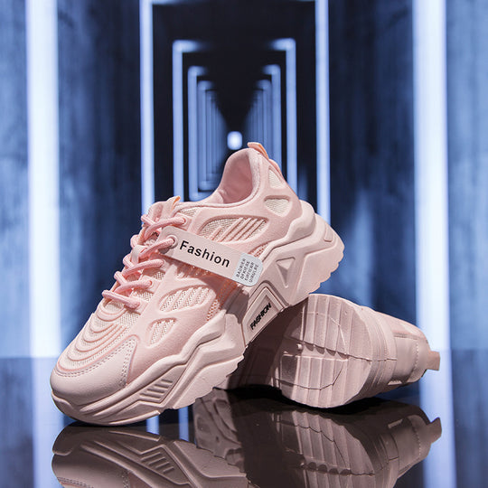 Damen modische athletische Sneakers mit atmungsaktivem Obermaterial R&B
