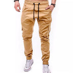 Herren Cargo-Hose mit elastischem Bund und praktischen Multifunktions-Pockets
