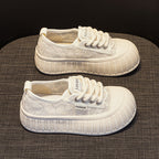 Damen Sportliche Plateausneaker mit luftiger Mesh-Oberfläche und modischem Design