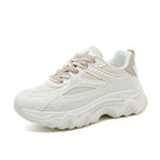 Damen modische Sneakers mit atmungsaktiver Mesh-Oberfläche und rutschfester Sohle R&B