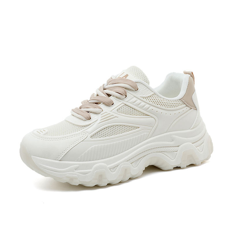 Damen modische Sneakers mit atmungsaktiver Mesh-Oberfläche und rutschfester Sohle R&B
