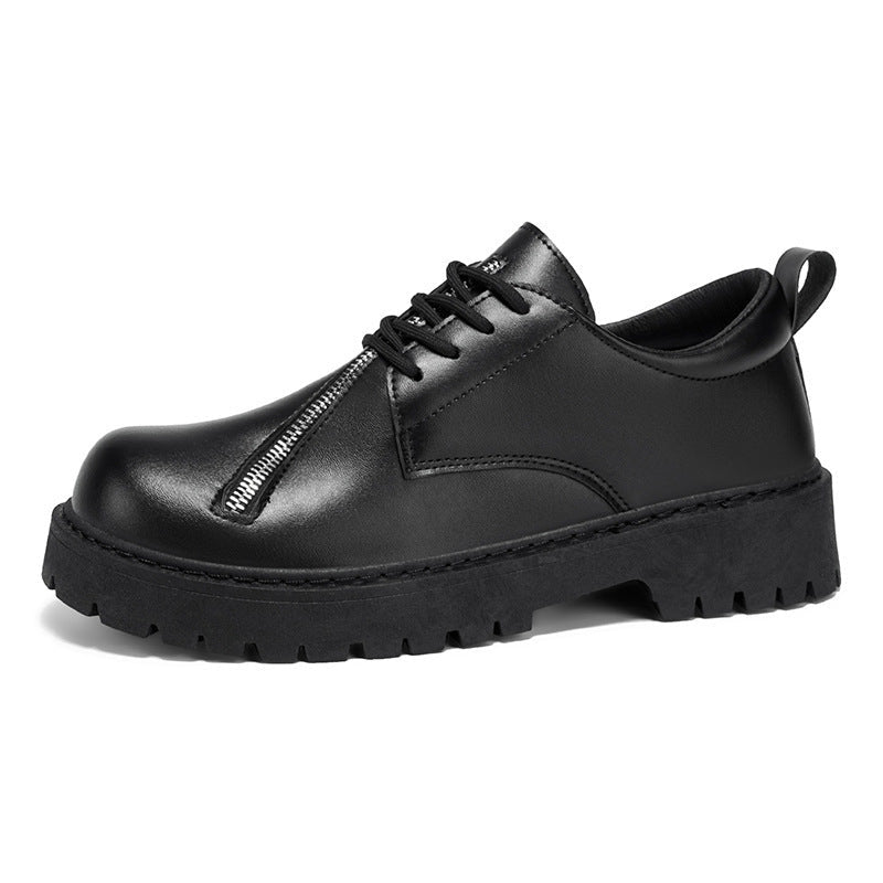 Damen lässige Schnürschuhe mit modischem Reißverschluss und rutschfester Sohle R&B