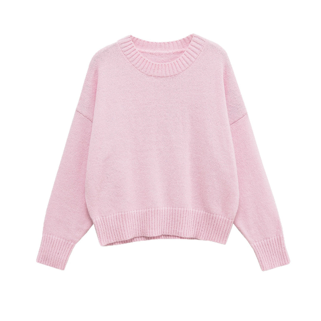 Damen lässiger Oversized Pullover R&B