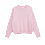Damen lässiger Oversized Pullover R&B