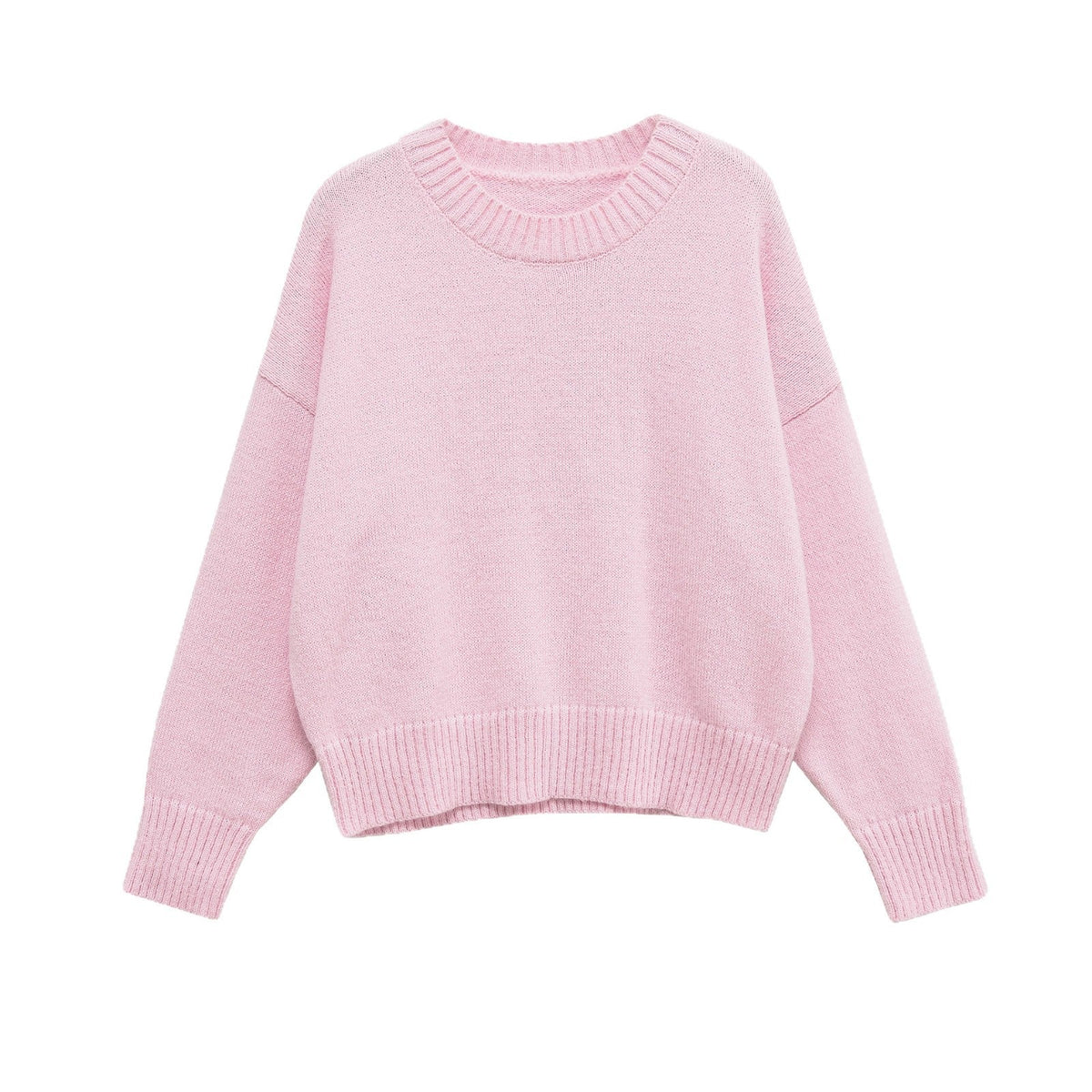 Damen lässiger Oversized Pullover R&B