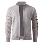 Herren gesteppte Freizeitjacke mit hohem Kragen und modernem Innenfutter R&B