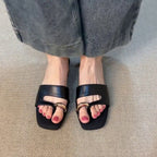 Damen elegante Sling-Sandalen mit modischem Riemen und komfortablem Fußbett R&B