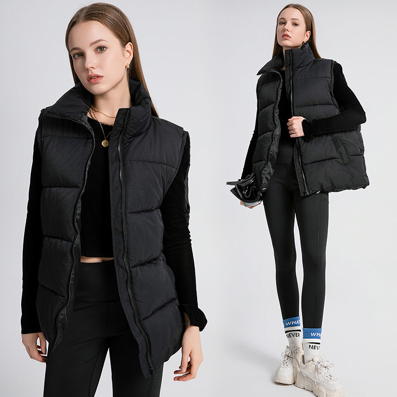 Damen modische Steppweste R&B