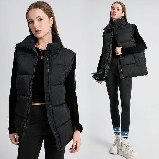 Damen modische Steppweste R&B