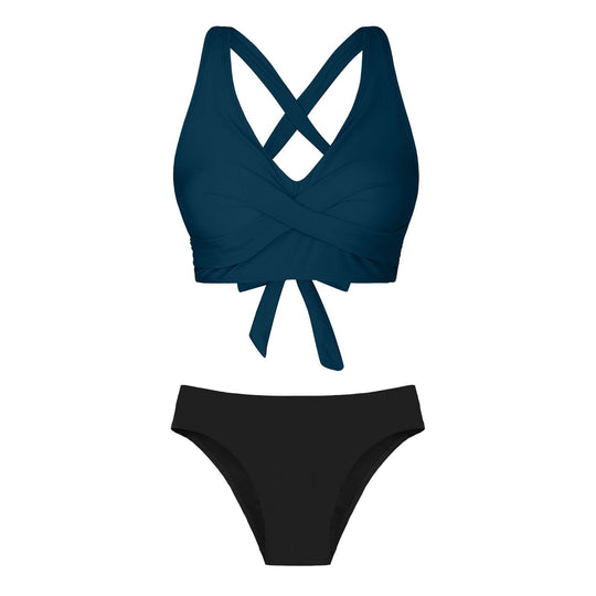 Damen Zweiteiliger Badeanzug mit floralem Design R&B