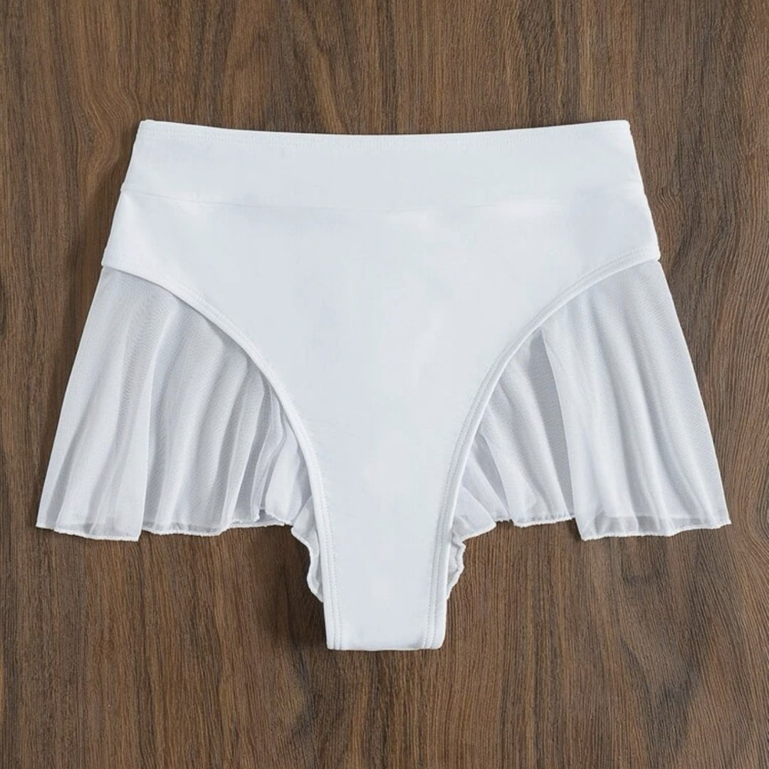 Damen Baderock mit elegantem Volant R&B