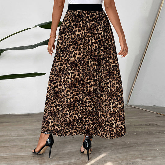 Damen Maxirock mit Leopardenmuster R&B
