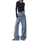 Damen Weite Jeanshose R&B