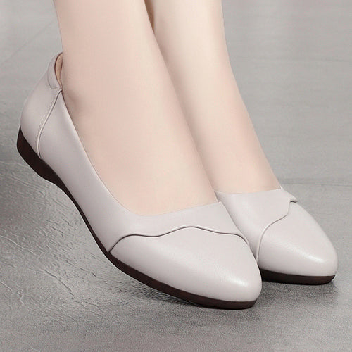 Damen elegante und komfortable Flatschuhe mit geschlossener Spitze R&B