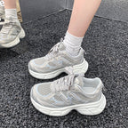 Damen Sportliche Sneakers mit atmungsaktiver Netzstruktur und dämpfender Sohle R&B