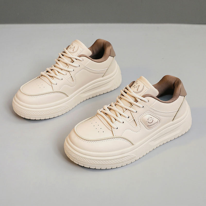 Damen modische Plateausneaker mit atmungsaktivem Obermaterial und rutschfester Sohle R&B