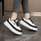 Damen Sportliche Plateau Sneaker R&B