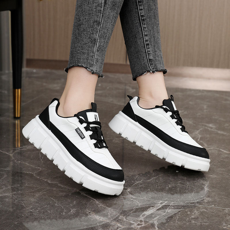 Damen Sportliche Plateau Sneaker R&B