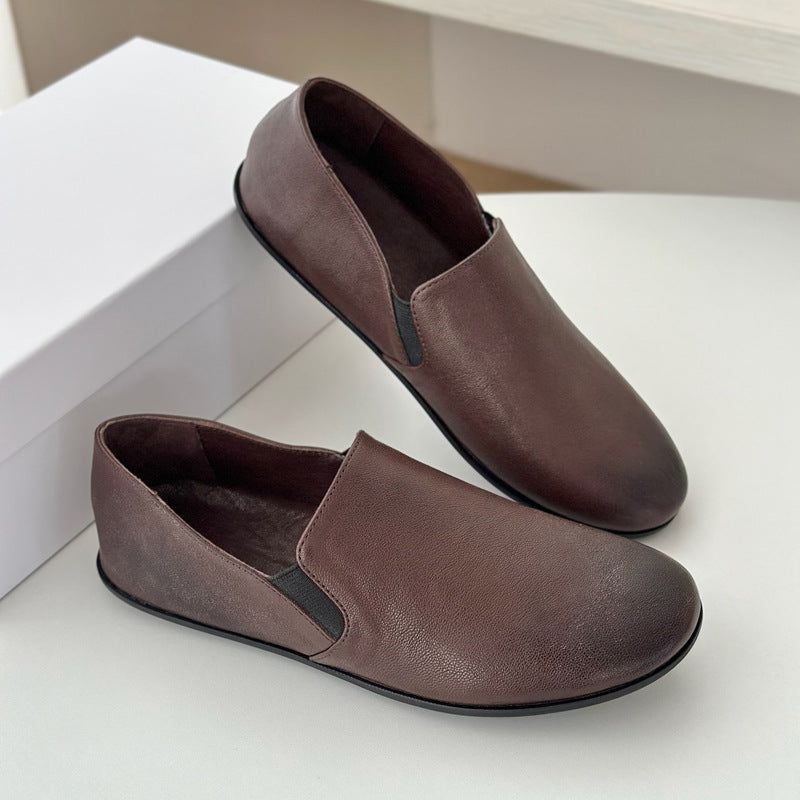 Damen Bequeme und elegante Slipper aus hochwertigem Leder R&B
