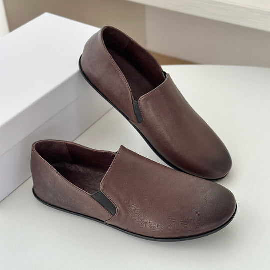 Damen Bequeme und elegante Slipper aus hochwertigem Leder R&B