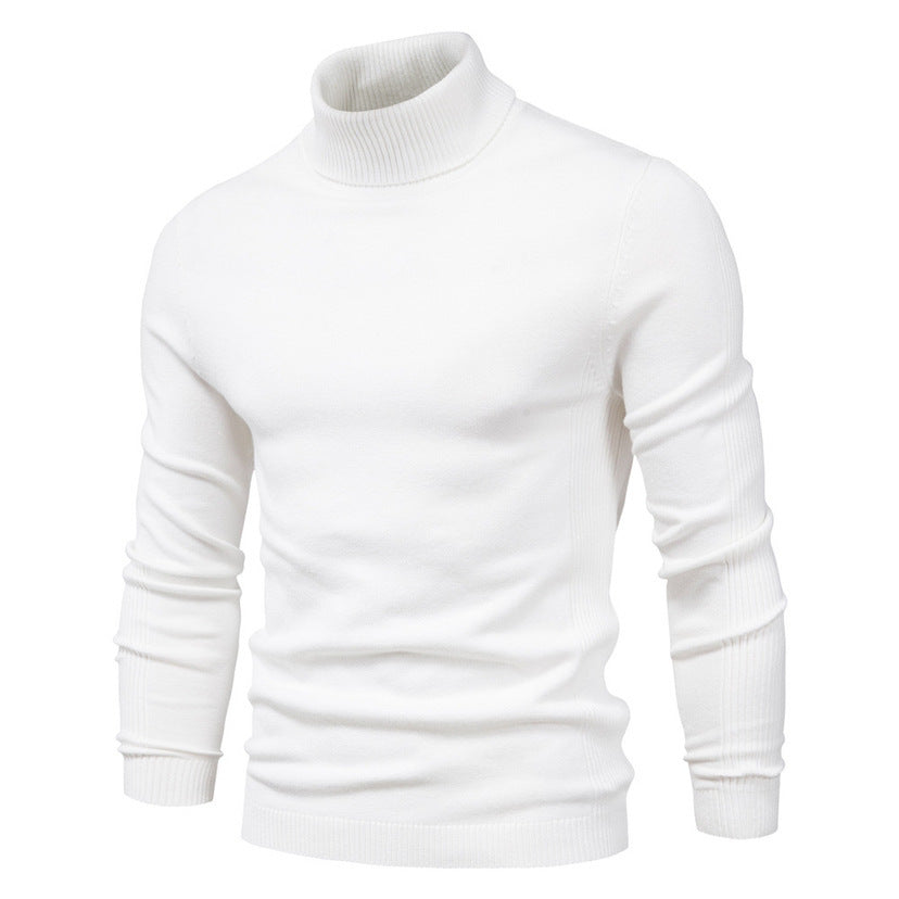 Herren Rollkragenpullover aus hochwertiger Wolle R&B